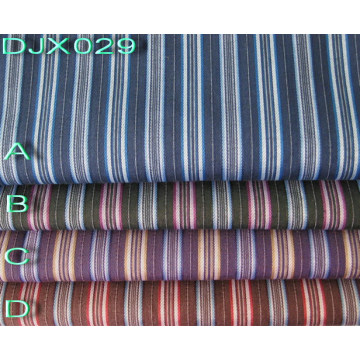 Stripe Polyester Cotton Dobby Fabric Shirting Djx029